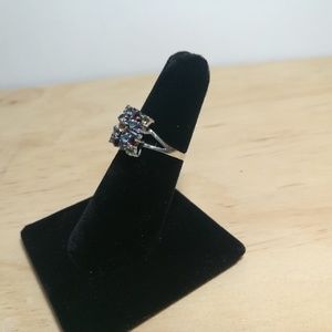 Jewelry - Vintage sterling silver ring with colorful stones Jewelry - Vintage sterling silver ring with colorful stones